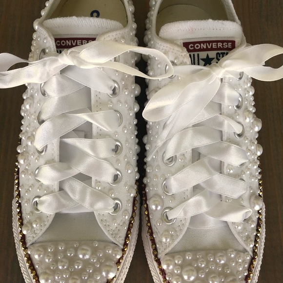 Bling Converse (white ribbon) - Picture 6 of 8